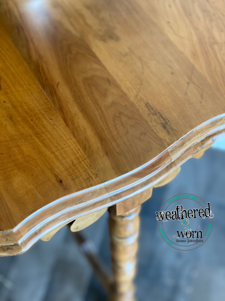 Occasional Side table stripped to natural